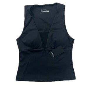 Lanston Sport Black Tank Top